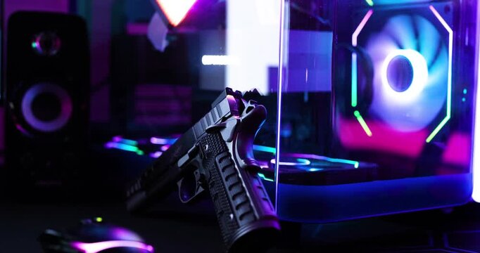 Gaming PC By A 1911 Pistol 