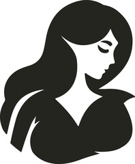 Elegant face beauty vector with soft lines, glowing skin tones, and floral accents—perfect for skincare, cosmetics, or wellness brand visuals.