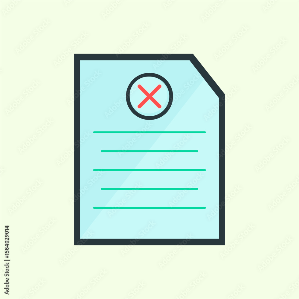 Poster delete document icon. icon related to design elements. suitable for web site, app, user interfaces,e