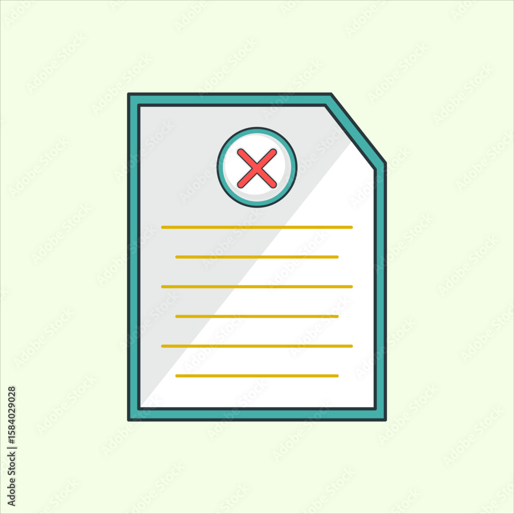 Poster delete document icon. icon related to design elements. suitable for web site, app, user interfaces,e