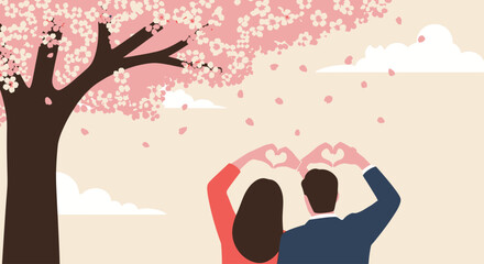 Celebrating National Girlfriend Day Blossoms of Love and Romance in Springtime, a sweet memory with your loved one, a lovely day.