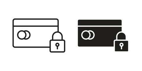 Payment security icon concept for infographic, website or app.