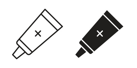 Ointment icon concept for infographic, website or app.