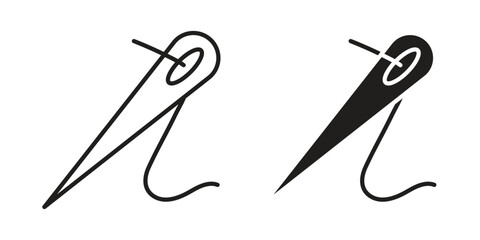 Needle icon concept for infographic, website or app.
