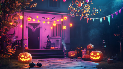 halloween pumpkin background
