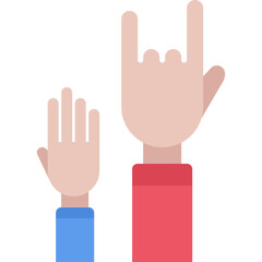 concert hands icon