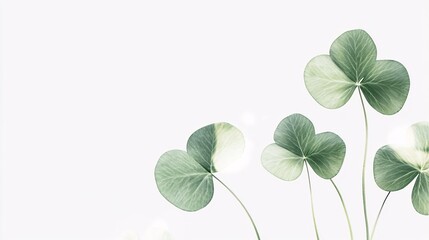 Obraz premium green leaf clover