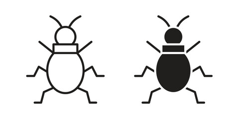 Bedbug icon concept for infographic, website or app.