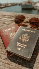 Travel documents and shades