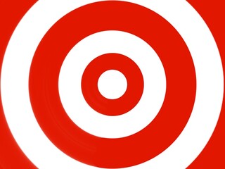 Red circle background with a highlight in the center