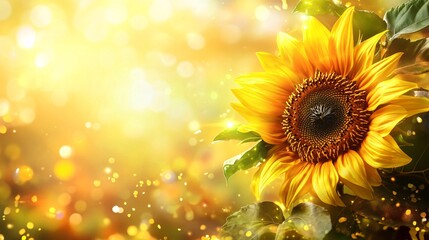 Obraz premium yellow sunflower background