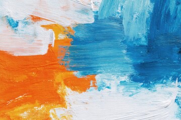 Abstract Brushstroke Painting