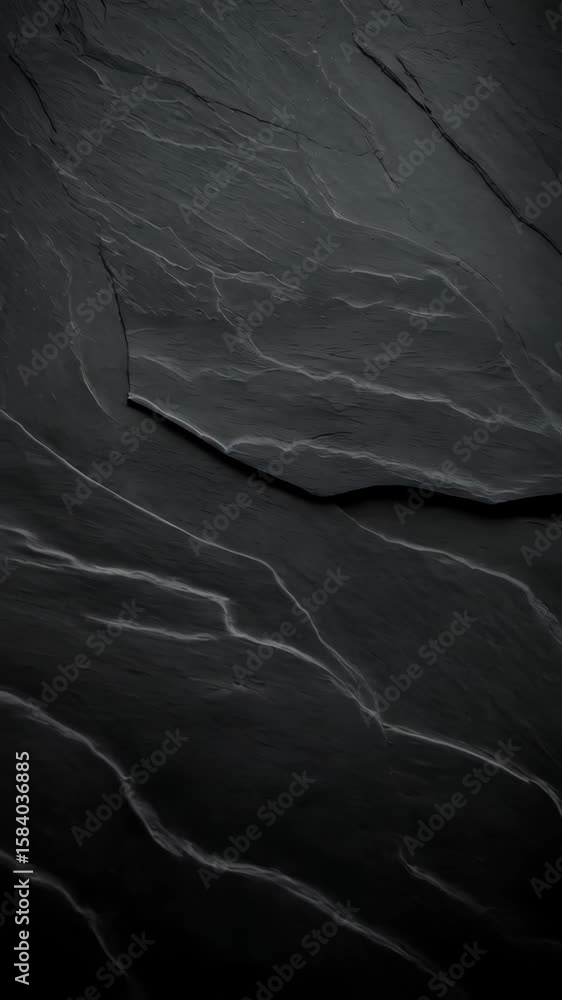 Aufkleber deep textured gray slate background presenting subtle, layered stone variations for industrial desig