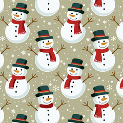 three different snowmen copy