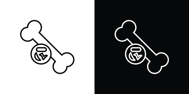 Multiple myeloma icon Logo Template. lianer pictogram set.