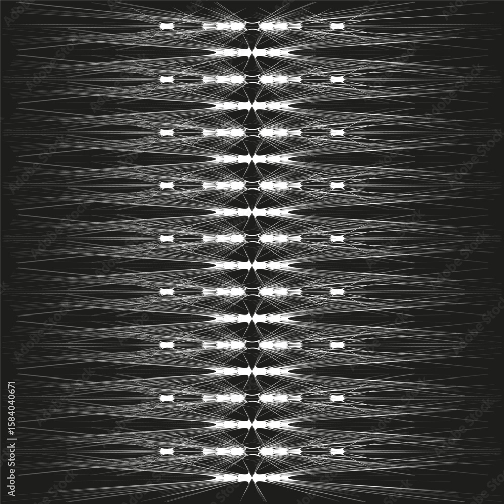 Poster abstract horizontal lines. wave ripple pattern. monochrome textured vector. modern flowing design.