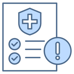 Claims Blue Icon Element For Design