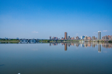 Naklejka premium city skyline