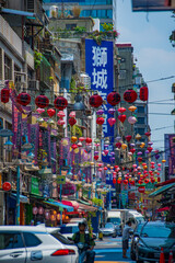 colorful chinese lanterns