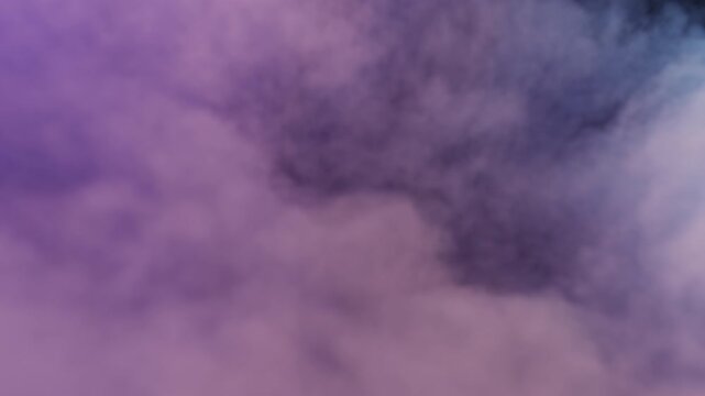 Video of a camera flying through clouds or smoke 014, 4k 30p