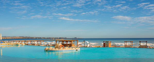 beautiful views sahl hasheesh egypt for banner background