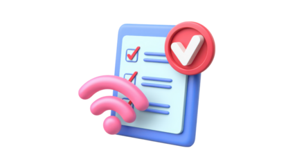 Realistic 3D Model of Human Lungs on Transparent Background