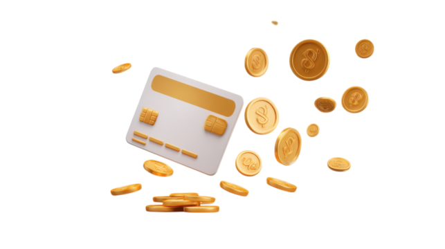 Isometric 3D Clipboard with Blank Paper on Transparent Background