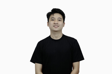 Confident Young Man Isolated on White Background
