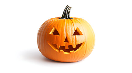 Fototapeta premium Halloween is a spooky celebration filled with costumes, pumpkins, and eerie fun. Children dress up as ghosts or monsters and go door-to-door for candy. Homes glow