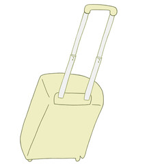 キャリー　旅行　趣味　イラスト　黄色　線画　色違い　シークレット