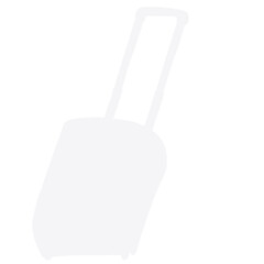 キャリー　旅行　趣味　イラスト　白　シークレット