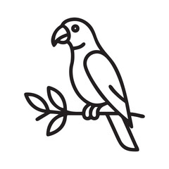 vector illustration of a bird