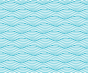 Background with seamless wave pattern