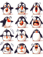 Obraz premium Penguin Emotions Collection