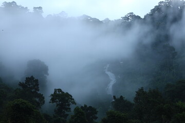 Waterfall amidst mist and forest at Namtok Krating in Khao Chitchat National Park.
Chantaburi, the eastern province of Thailand.