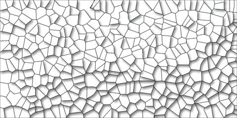 Obraz premium Abstract cellular pattern with shadows and geometric lines for modern and artistic background designs