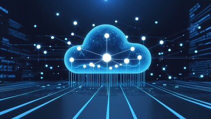 Intelligent Cloud Network with Digital Data Flow and Server Connectivity