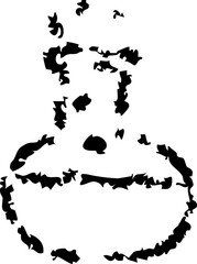 Alchemy Flask Potion Quemical - Vector Icon