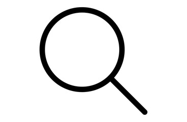 検索のシンプルな線画のUIアイコン