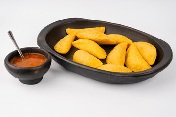 Fried empanadas, typical Colombian food