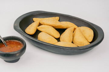Fried empanadas, typical Colombian food