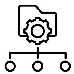 Data Architecture  Icon Element For Design
