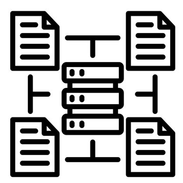 Big Data  Icon Element For Design
