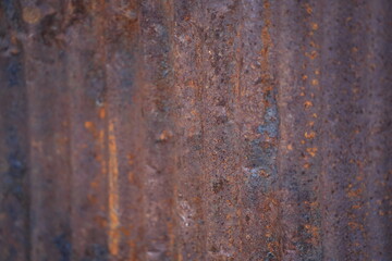 several old iron old rusty metal background neglect