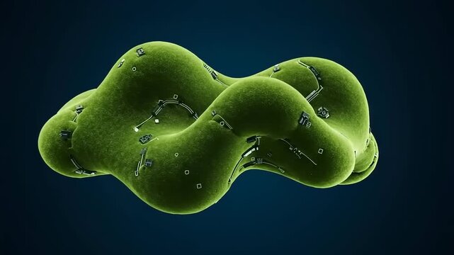 Organic form with embedded circuit elements
