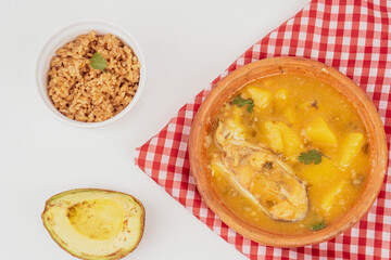 Sancocho soup typical Colombian food