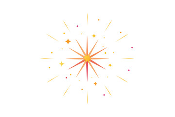 Obraz premium Sparkle Burst With Radiating Glitter Dots And Lines