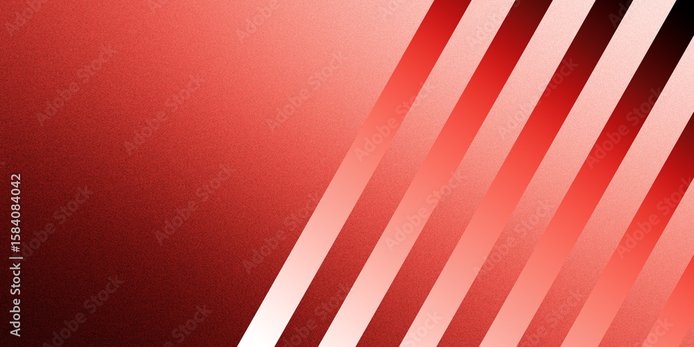 Poster abstract blurred background with gradient and smooth lines. black red and white palette. straight li