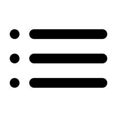List Ul - Simple Minimalist Modern Icon for UI Apps