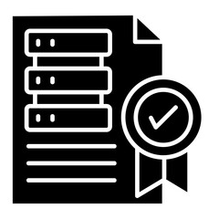 Data Quality  Icon Element For Design
